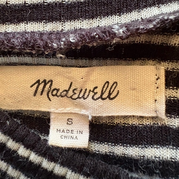 Madewell midi maxi dress striped sleeveless mockneck sz Small Never worn - Picture 6 of 8
